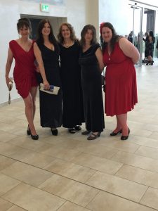 Tabitha, Lexie, Kd, myself & Victoria at ETO Awards 2016